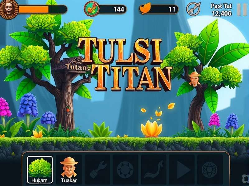 Tulsi Tea Titan Game Screenshot
